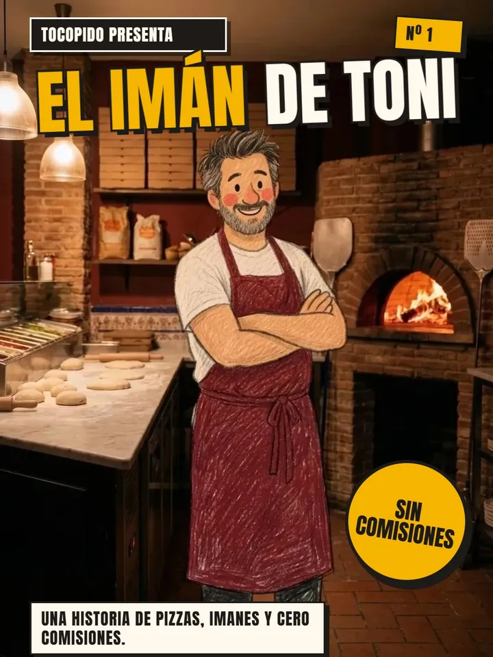 Portada de «El imán de Toni», el cómic Nº 1 de Tocopido